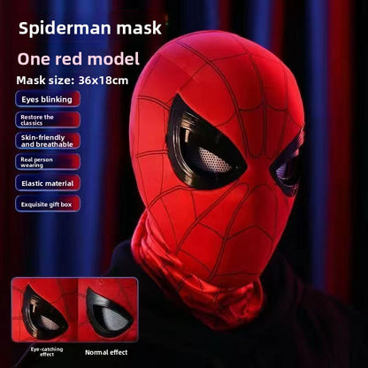 SpideyDrip Spider Man Movable Eye LED Helmet with Remote Control