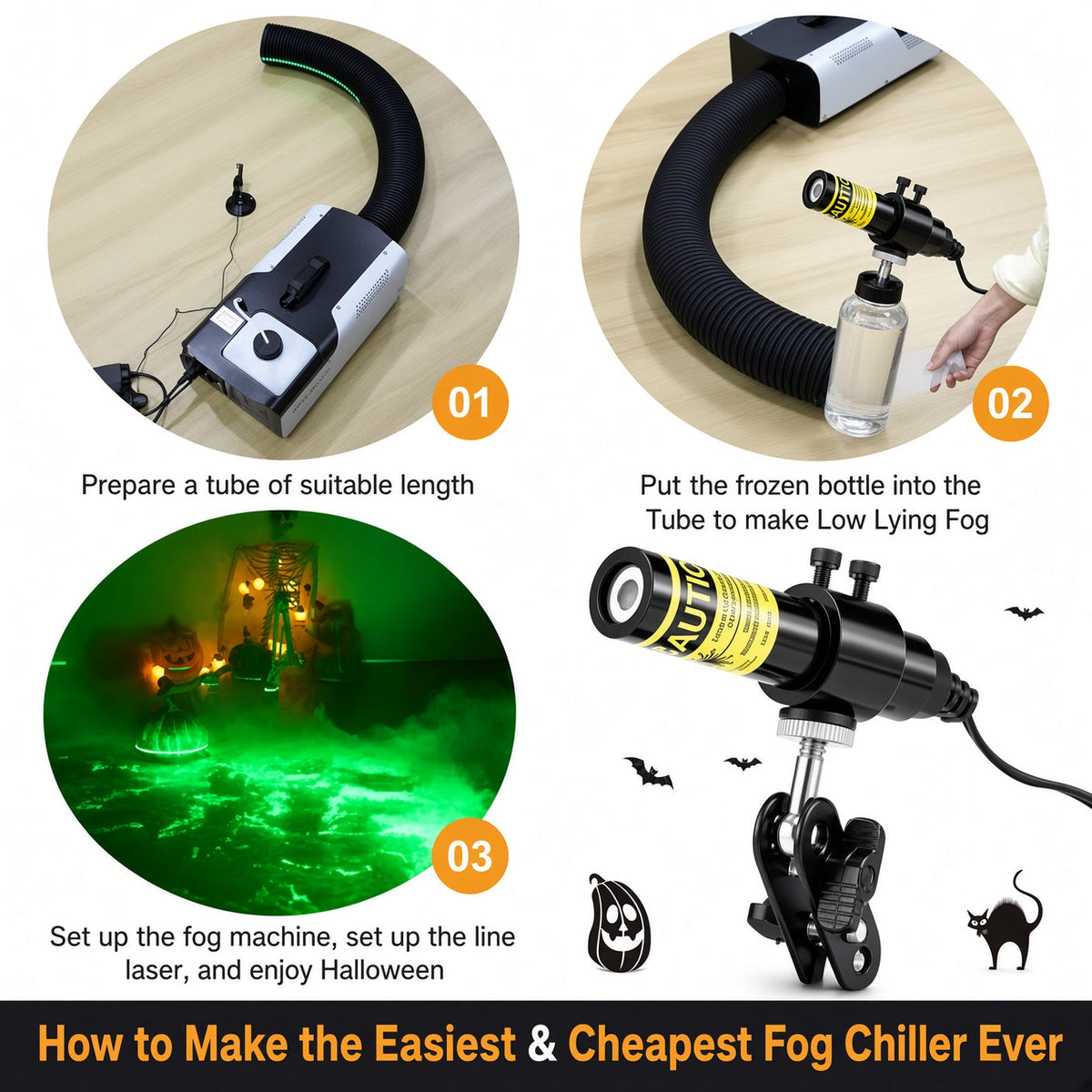 LumiVera™ Halloween Laser Swamp Light