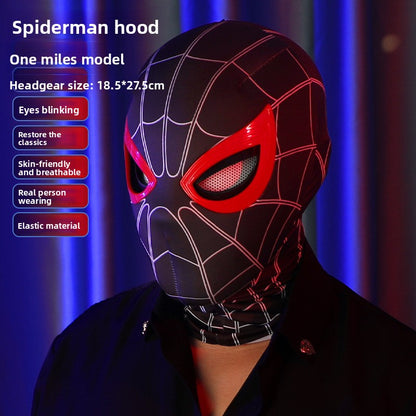 SpideyDrip Spider Man Movable Eye LED Helmet with Remote Control