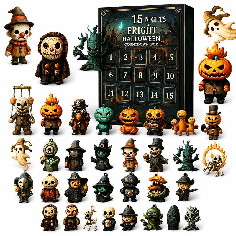 2026 Halloween Countdown Advent Calendar Gift Box - 31 Nights of Fright