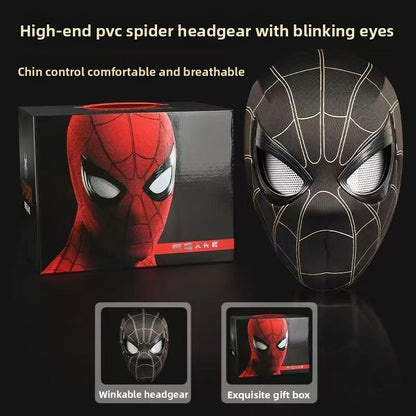 SpideyDrip Spider Man Movable Eye LED Helmet with Remote Control