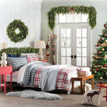Lumivera™ 6 Ft 2Pcs Artificial Cedar Christmas Garland