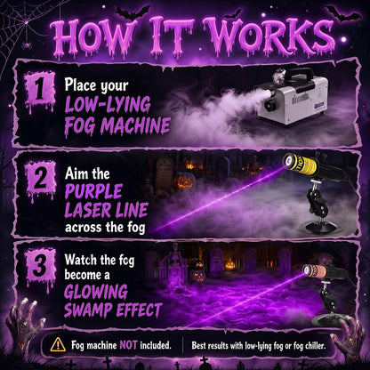 LumiVera™ Halloween Laser Swamp Light