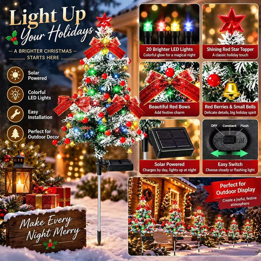 Lumivera™ WinterGlow Trees — 4 Pack