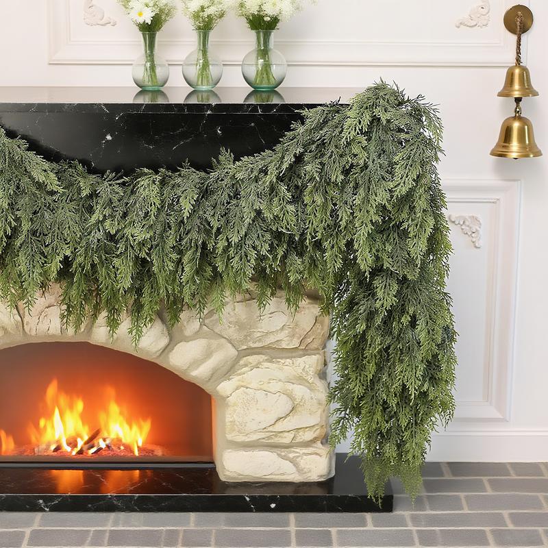 Lumivera™ 6 Ft 2Pcs Artificial Cedar Christmas Garland