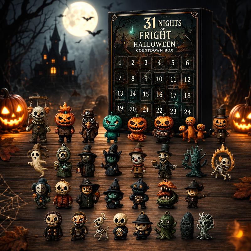 2026 Halloween Countdown Advent Calendar Gift Box - 31 Nights of Fright